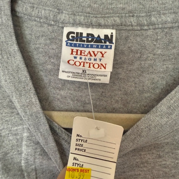 New Vintage 1990s Smoky Mountain Wildlife Animals Line Up T-Shirt Tennessee 90s - Picture 3 of 4